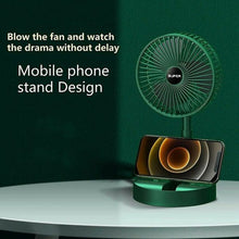 Rechargeable Portable Telescopic Folding Table Fan