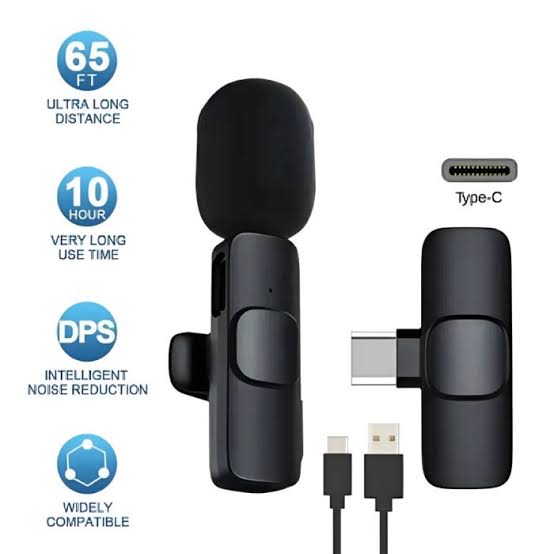 K9 Collar Wireless Microphone Type C Supported Wireless Microphone