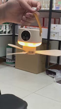 USB Dormitory Camping Small Ceiling Fan Rechargeable